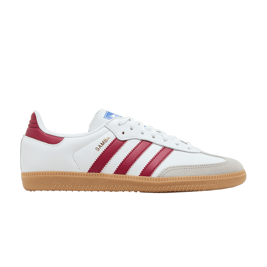 adidas Samba OG Cloud White Collegiate Burgundy Gum (GS)