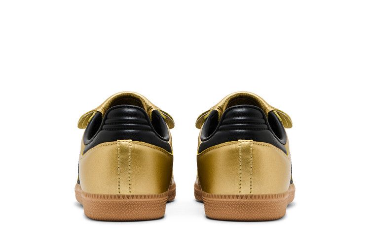 adidas Samba LT Gold Metallic Black Gum (Women's)