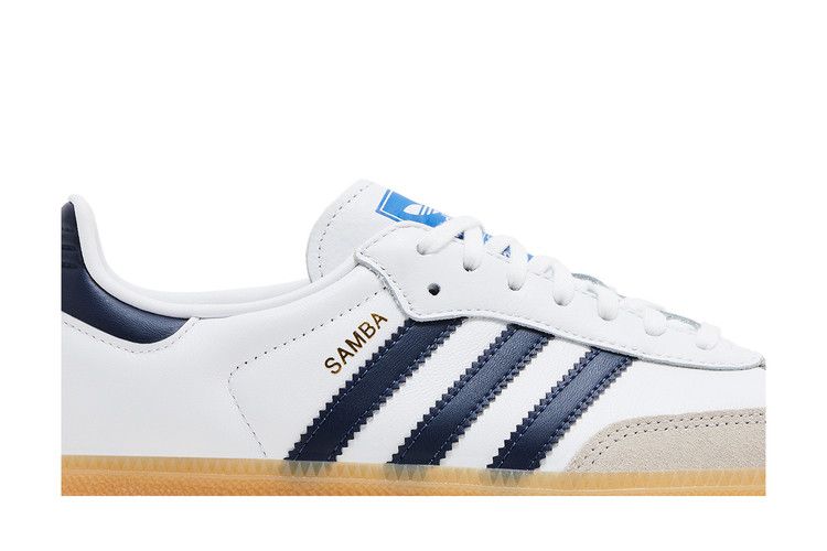 adidas Samba OG Cloud White Collegiate Navy Gum (GS)