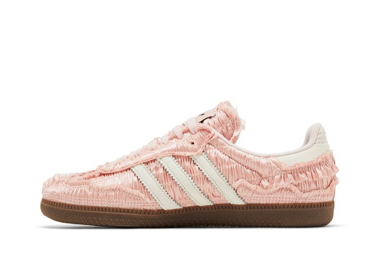 adidas Samba Reverie by Caroline Hú CLOT Pink Textured Silk Upper