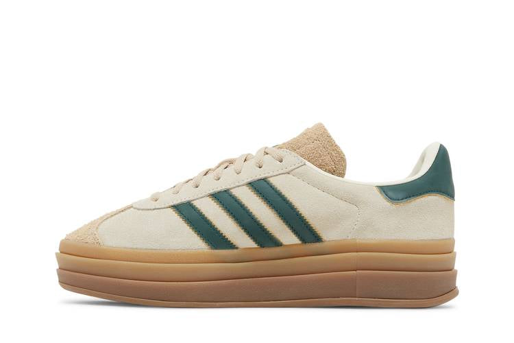 adidas Gazelle Bold Magic Beige Collegiate Green (Women's)