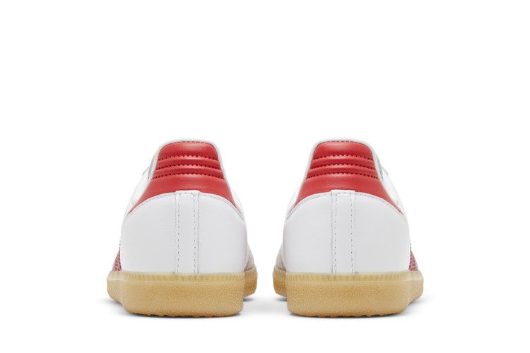 adidas Samba OG Cloud White Collegiate Red Gum (GS)