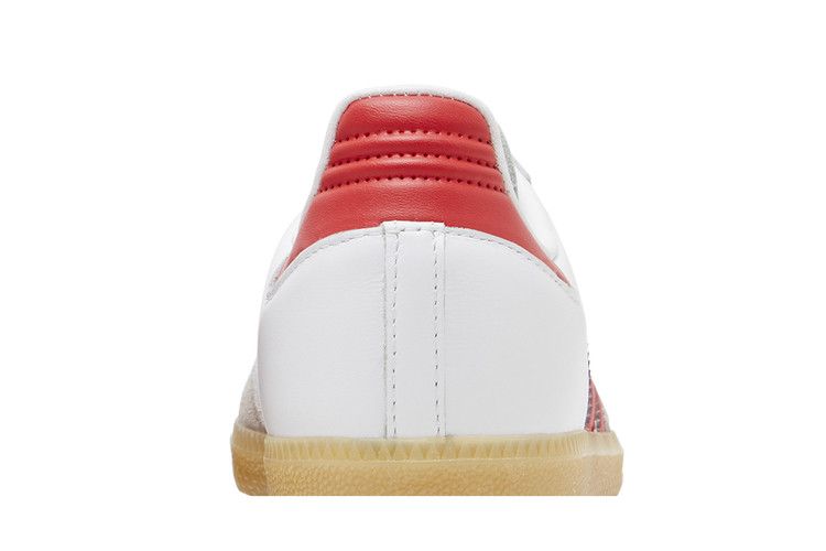 adidas Samba OG Cloud White Collegiate Red Gum (GS)