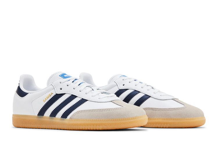 adidas Samba OG Cloud White Collegiate Navy Gum (GS)