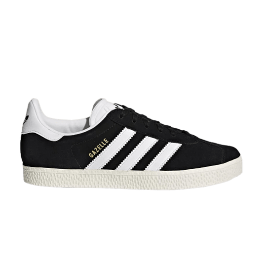 adidas Gazelle Core Black Cloud White Gold Metallic (GS)