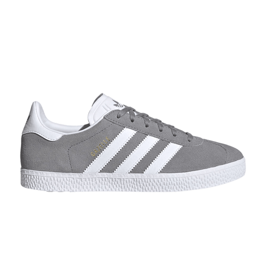 adidas Gazelle Grey Cloud White Gold Metallic (GS)