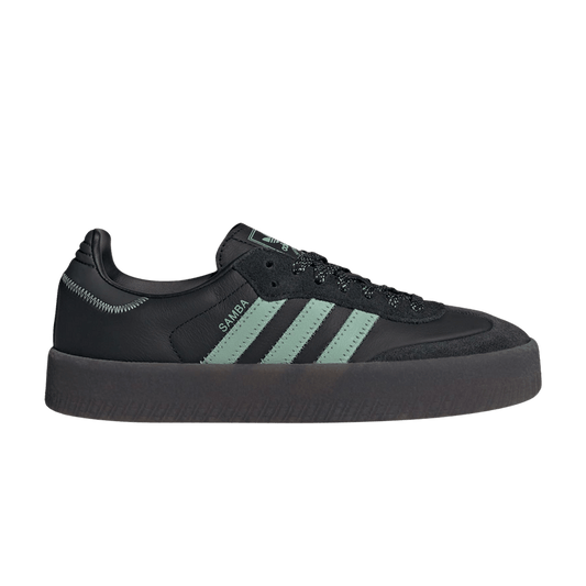 adidas Sambae Core Black Haze Green (Women's)