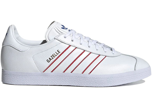 adidas Gazelle Cloud White Team Power Red